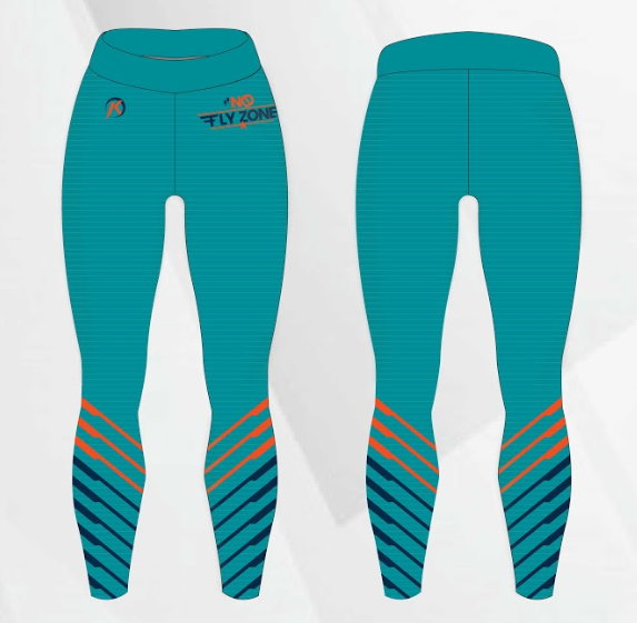 TMP - NO FLY ZONE TEAL - LEGGINGS