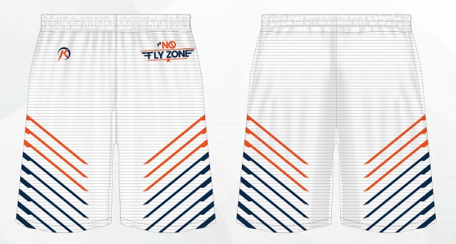 TMP - NO FLY ZONE WHITE - SHORTS