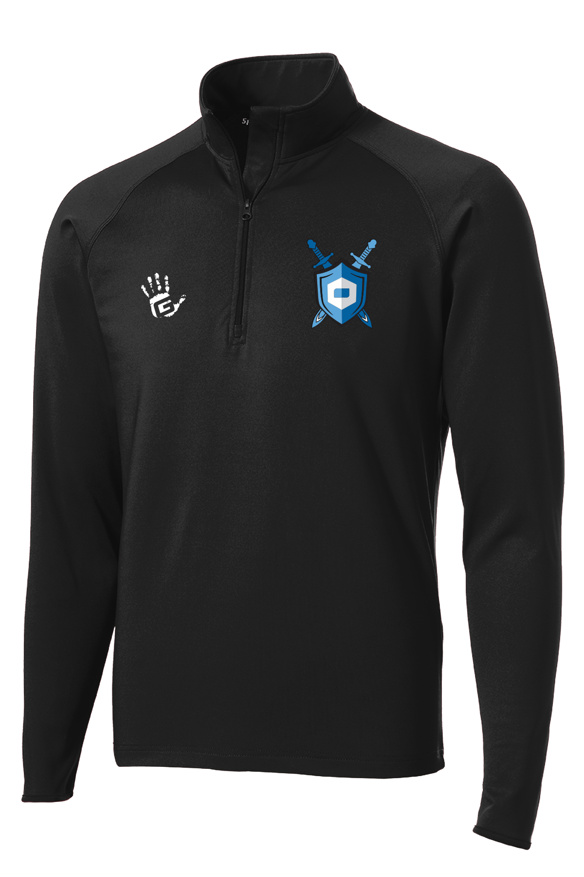 Screen Print - 1/4 Zip Pullover