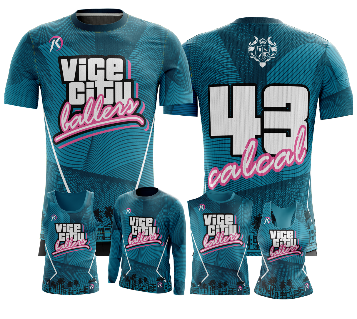 Vice City Ballers - Turquoise