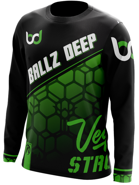 Ballz Deep Black Long Sleeve