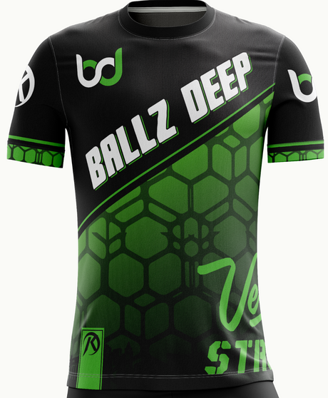 Ballz Deep Black Short Sleeve