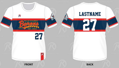TMP - Falls Church Barons - Short Sleeve - WHITE
