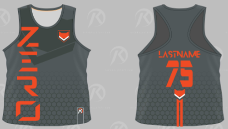 TMP - [ZERO] Grey Racerback Jersey