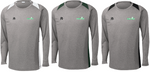 Sport-Tek® Long Sleeve Heather Colorblock Contender™ Tee