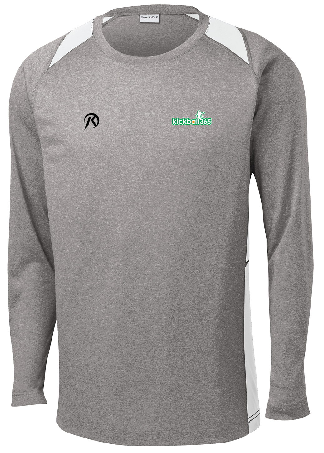 Sport-Tek® Long Sleeve Heather Colorblock Contender™ Tee