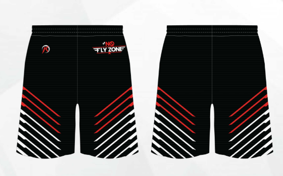 TMP - NO FLY ZONE BLACK - SHORTS