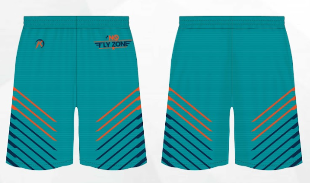 TMP - NO FLY ZONE TEAL - SHORTS