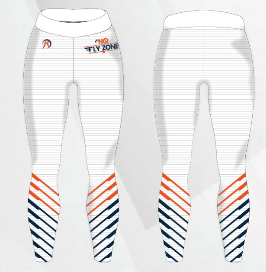 TMP - NO FLY ZONE WHITE - LEGGINGS