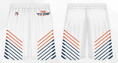 TMP - NO FLY ZONE WHITE - SHORTS