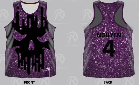 TMP - Outsiders Dodgeball Purple - Racerback