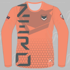 [ZERO] Orange Long Sleeve Jersey