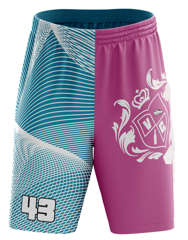 Vice City Ballers - Pink/Turq Shorts