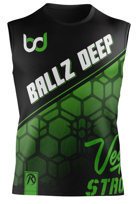 Ballz Deep Black Sleeveless