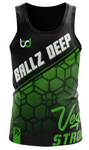 Ballz Deep Black Tank